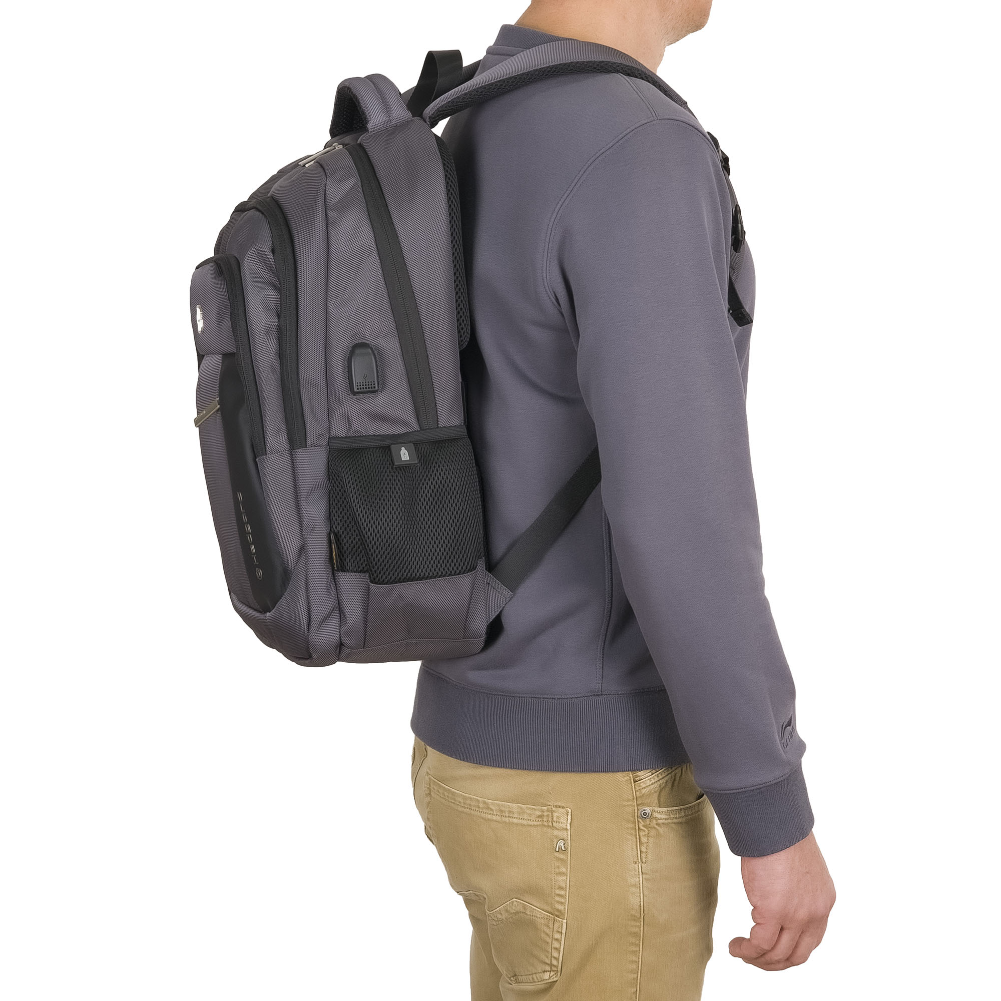 Рюкзак с отделением для ноутбука 15,6", 21 л  Hedgard 0218 Grey