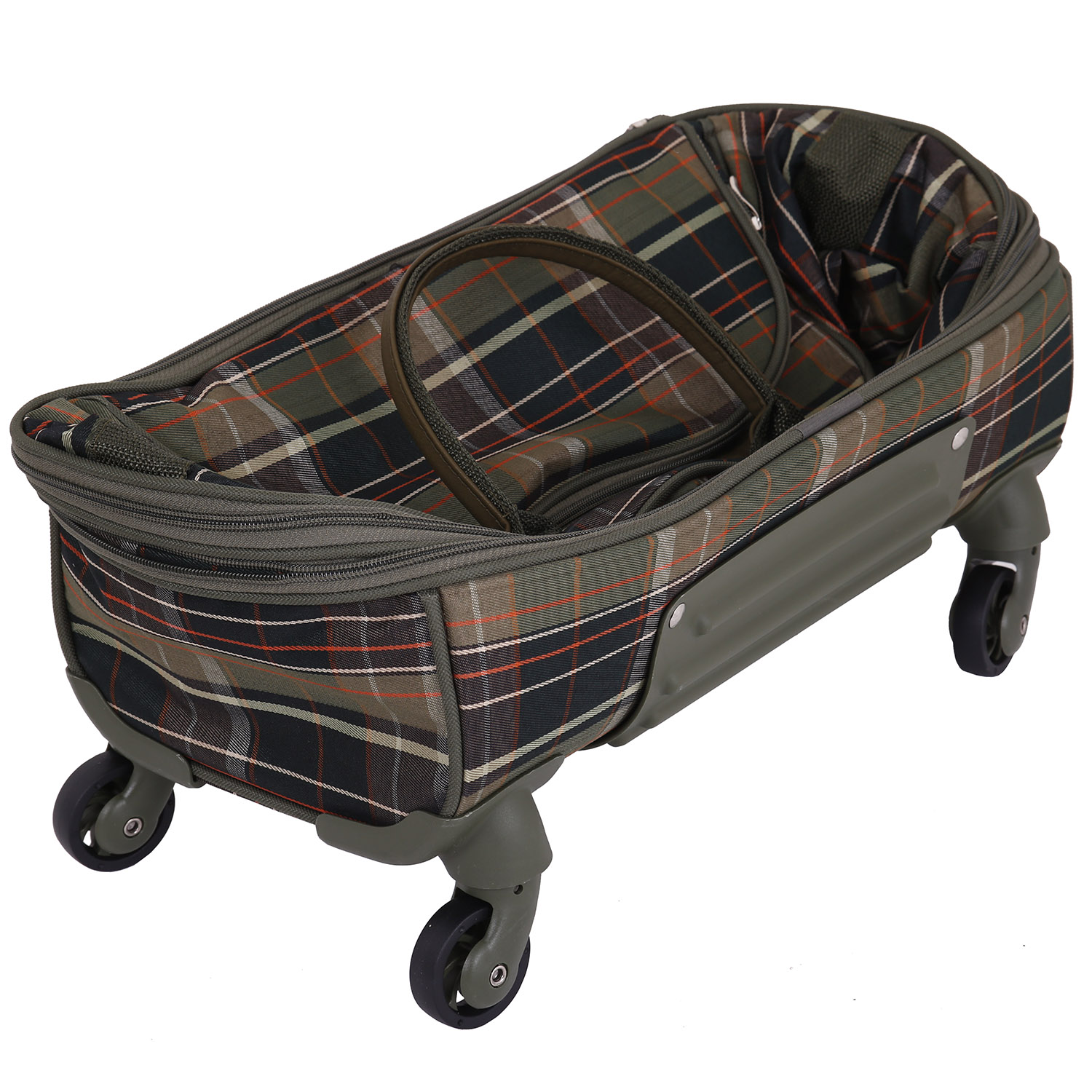 Раздвижная сумка на 4х колесах TSV 530.24 Green