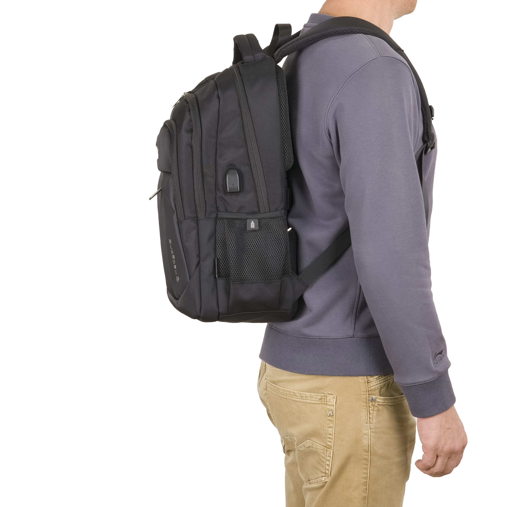 Рюкзак с отделением для ноутбука 15,6", 21 л  Hedgard 0218 Black