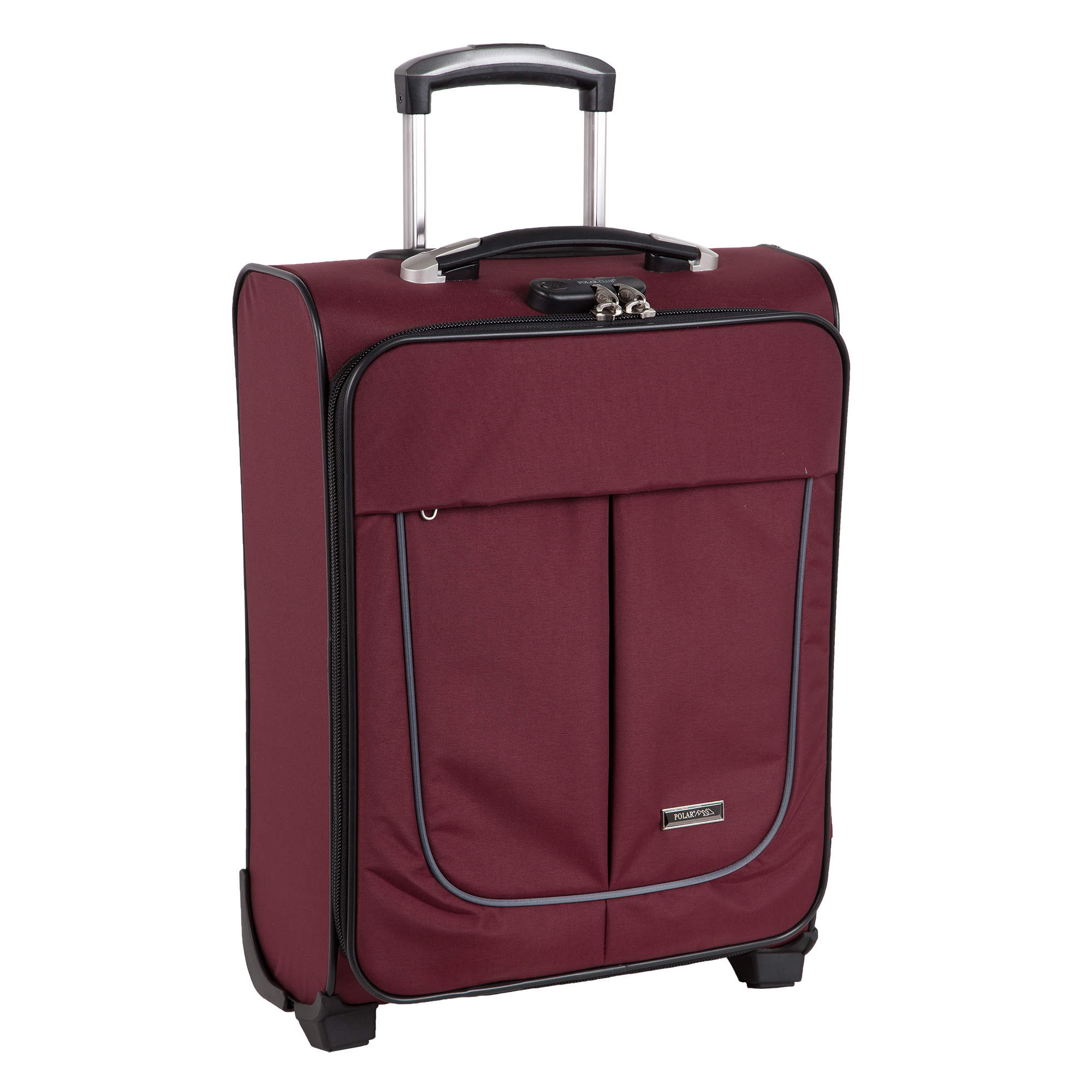 Чемодан малый POLAR П7109-20 Bordo