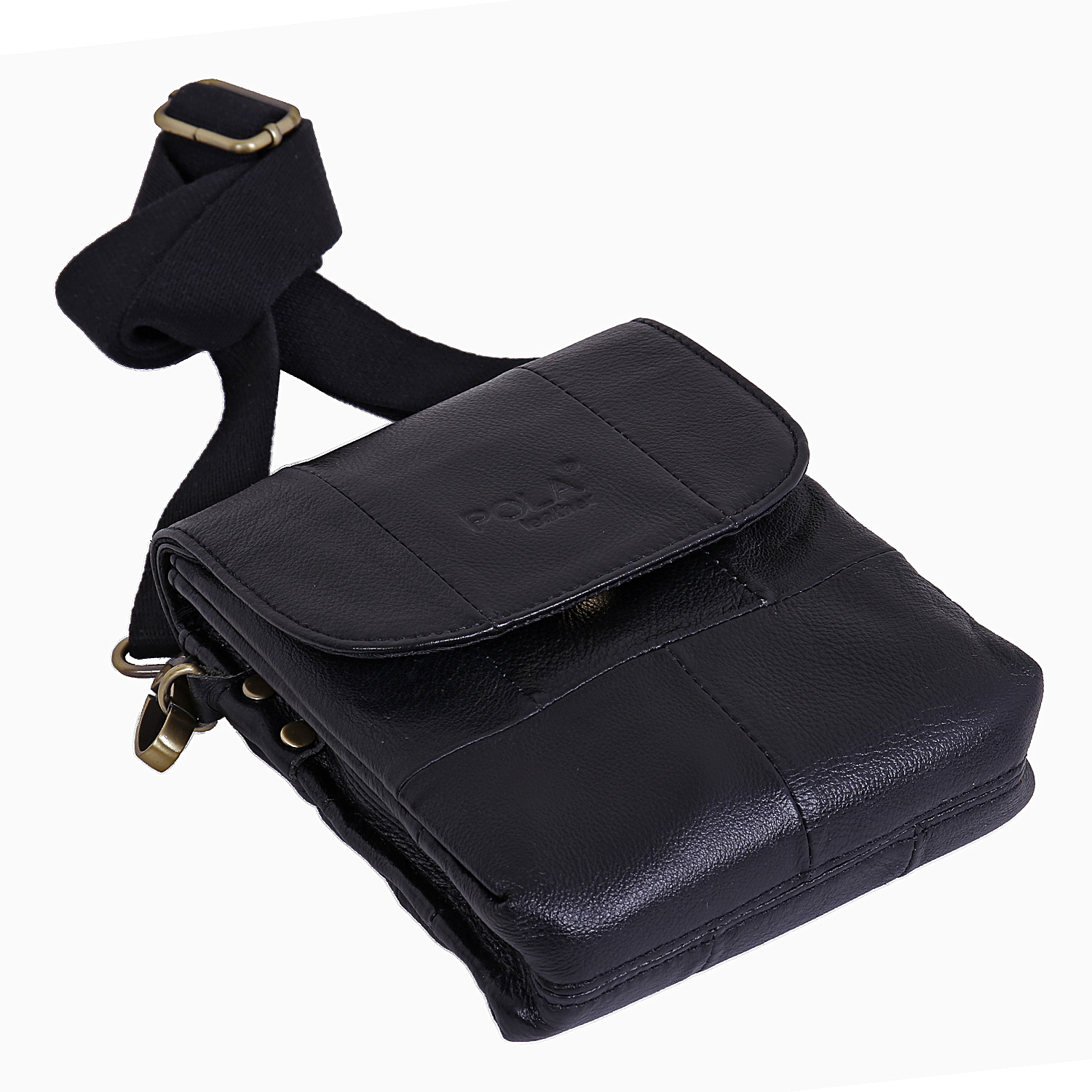 Сумка на плечо с креплением на ремень POLAR 21048 Black