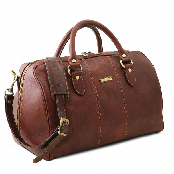 Дорожная сумка ''LISBONA' (малый размер) Tuscany Leather TL141658 Brown