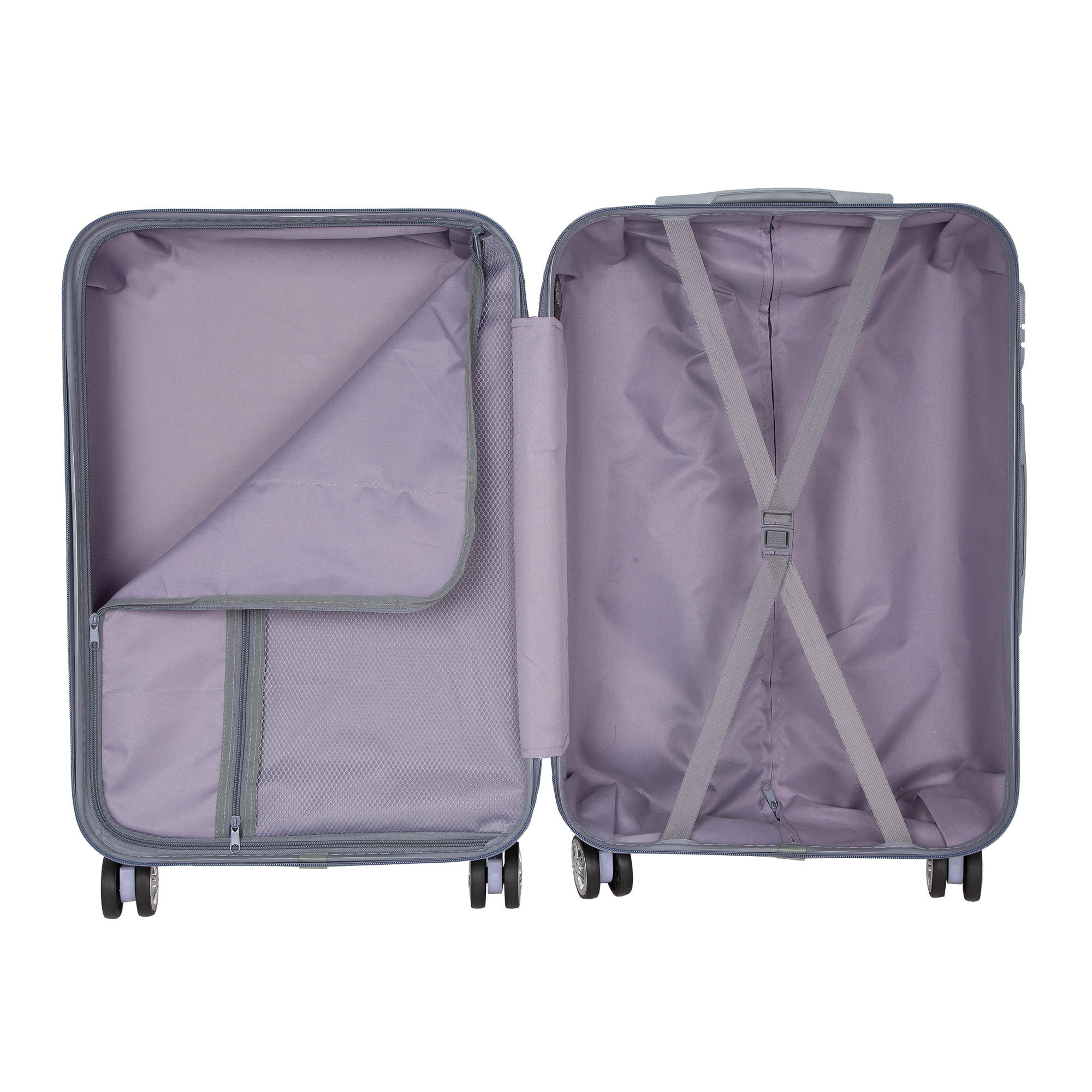 Комплект из 2х чемоданов POLAR РА053-2 "Девочка" (20", 24")