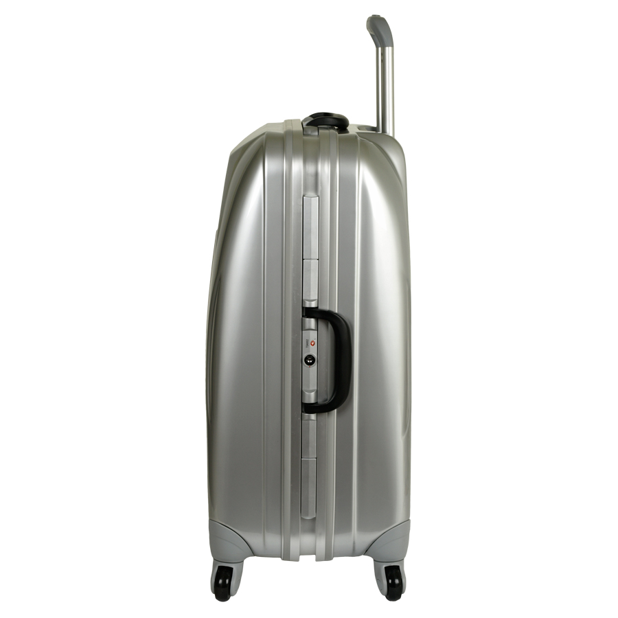 Чемодан-кейс на защелках POLAR P1123-20" Silver