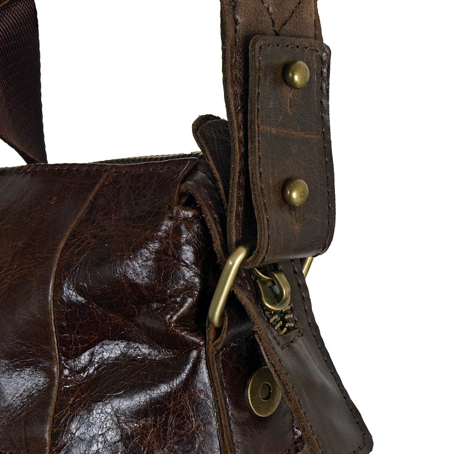 Сумка из натуральной кожи POLAR 0108 Coffee