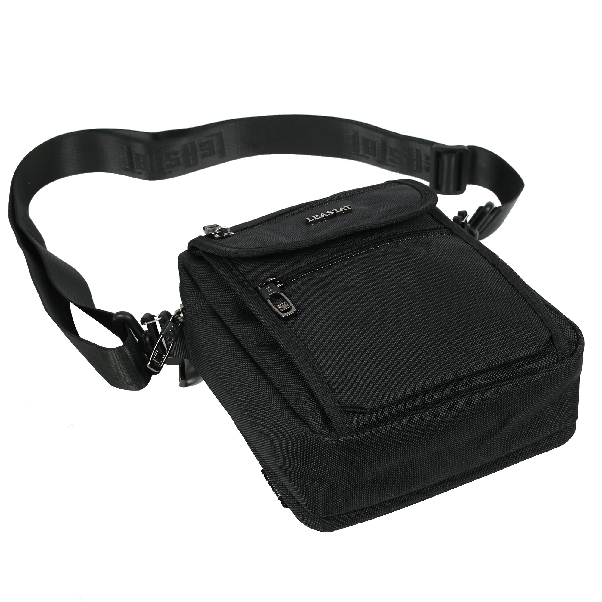 Мужская сумка через плечо LEASTAT 6806 Black