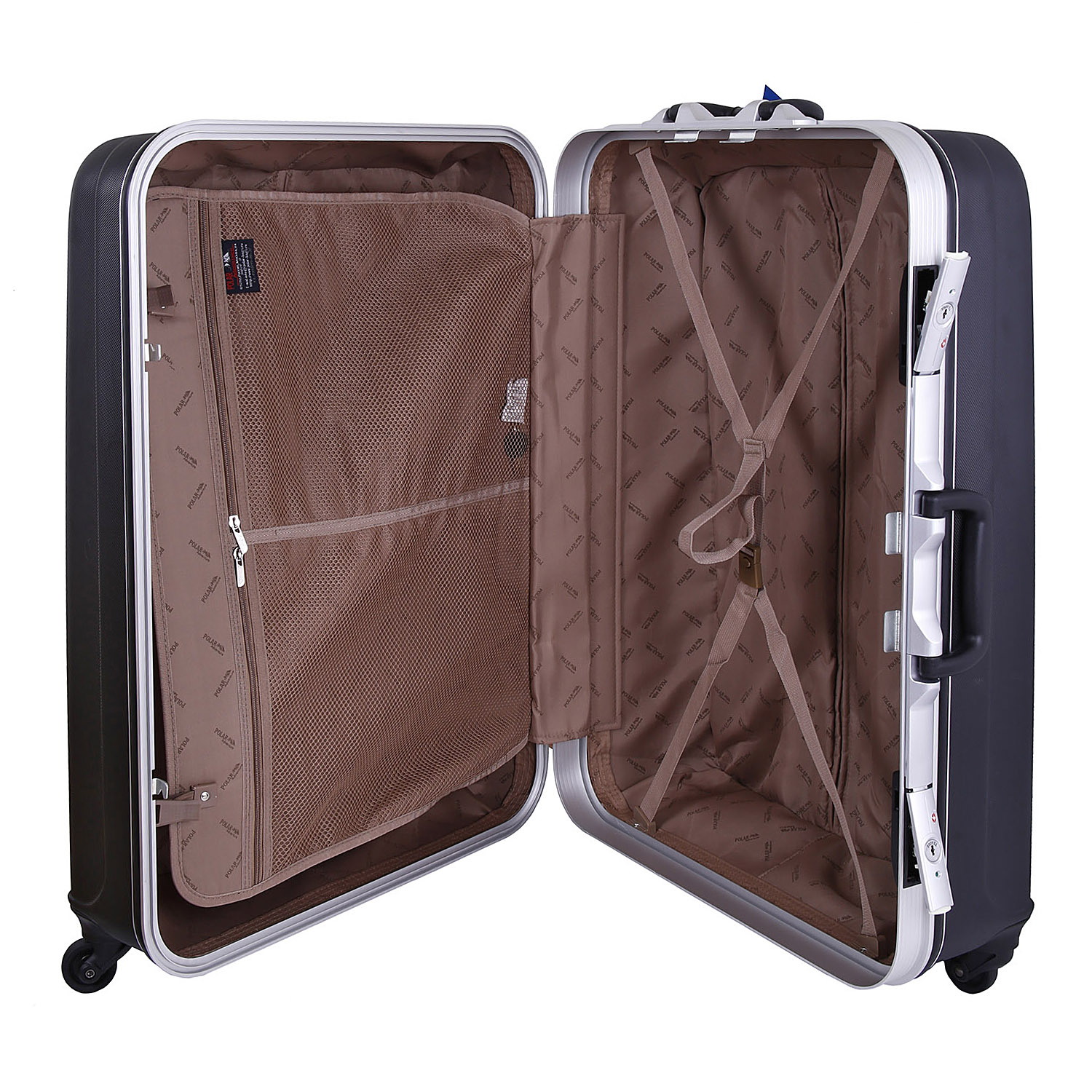 Чемодан-кейс, ,большой POLAR Р1145-29 Black