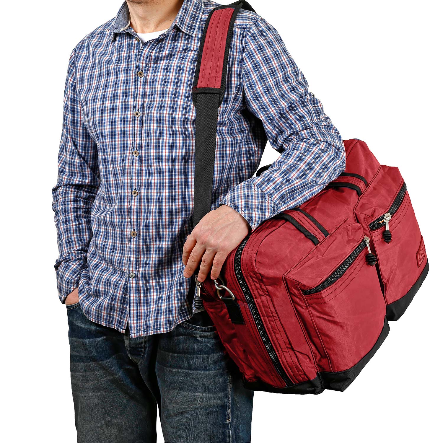 Сумка дорожная Griffon Г269.1 Bordo