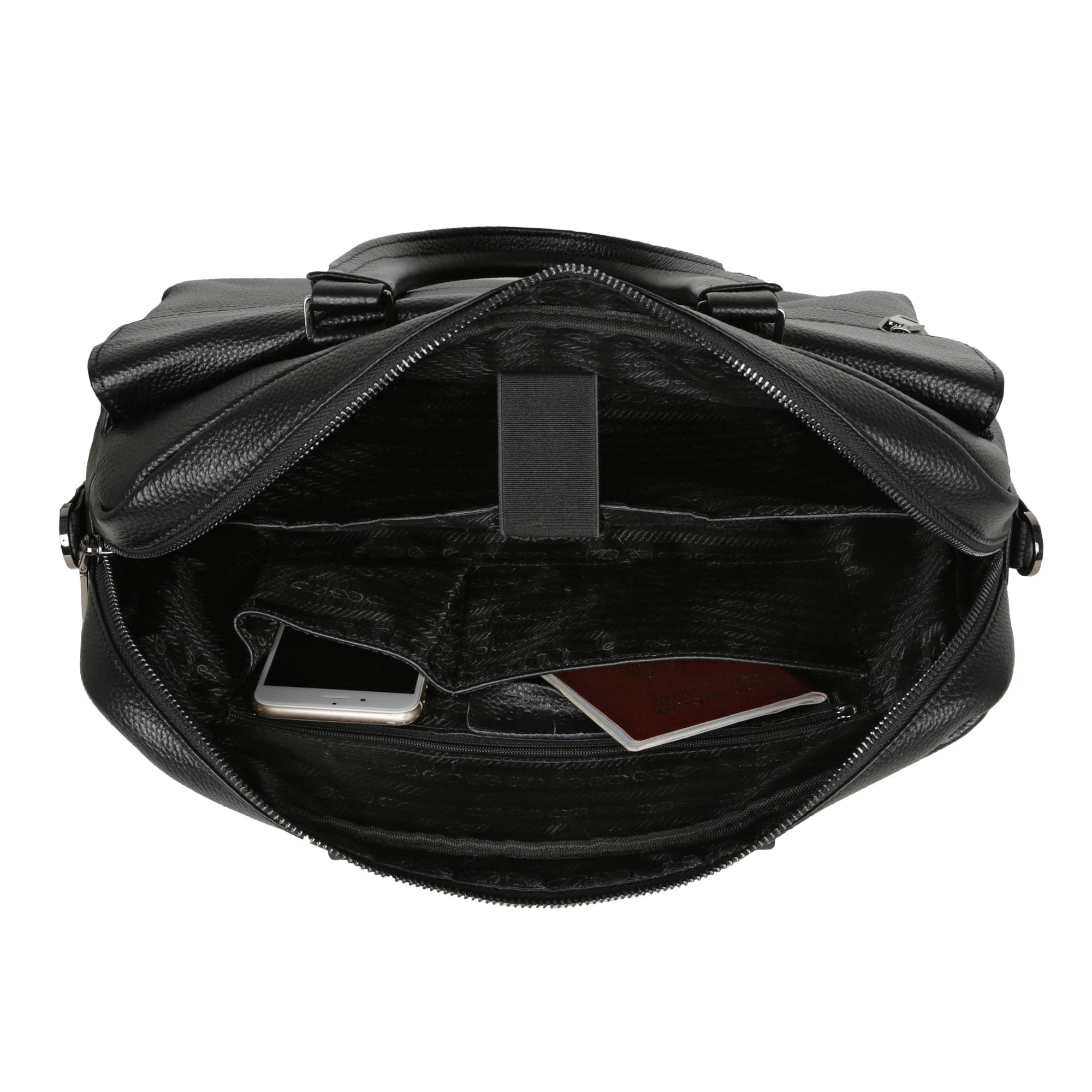 Мужская кожаная сумка POLAR 0905