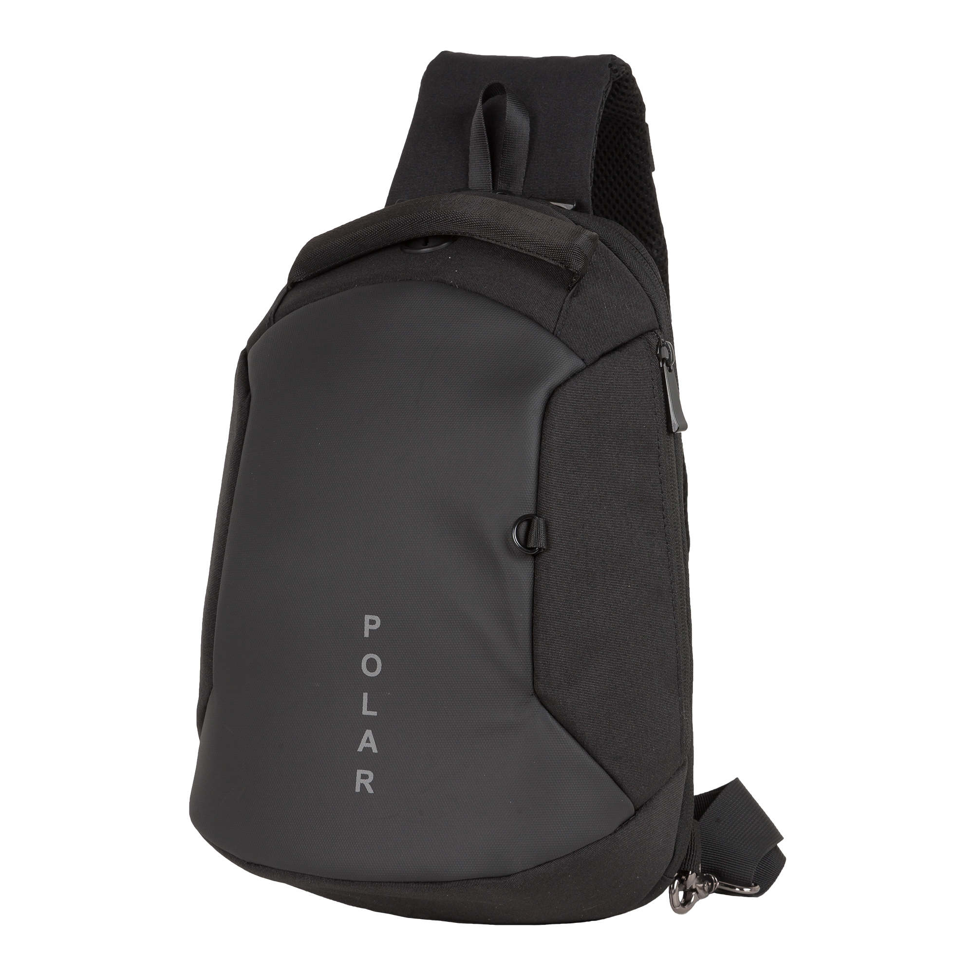 Однолямочный рюкзак POLAR П0074 Black