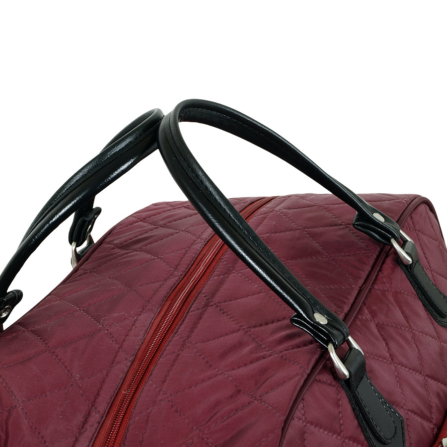 Женская сумка на колесах POLAR 7050 Bordo