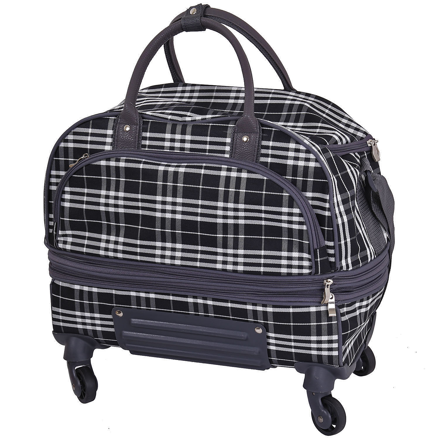 Раздвижная сумка на 4х колесах TSV 530.24 Black