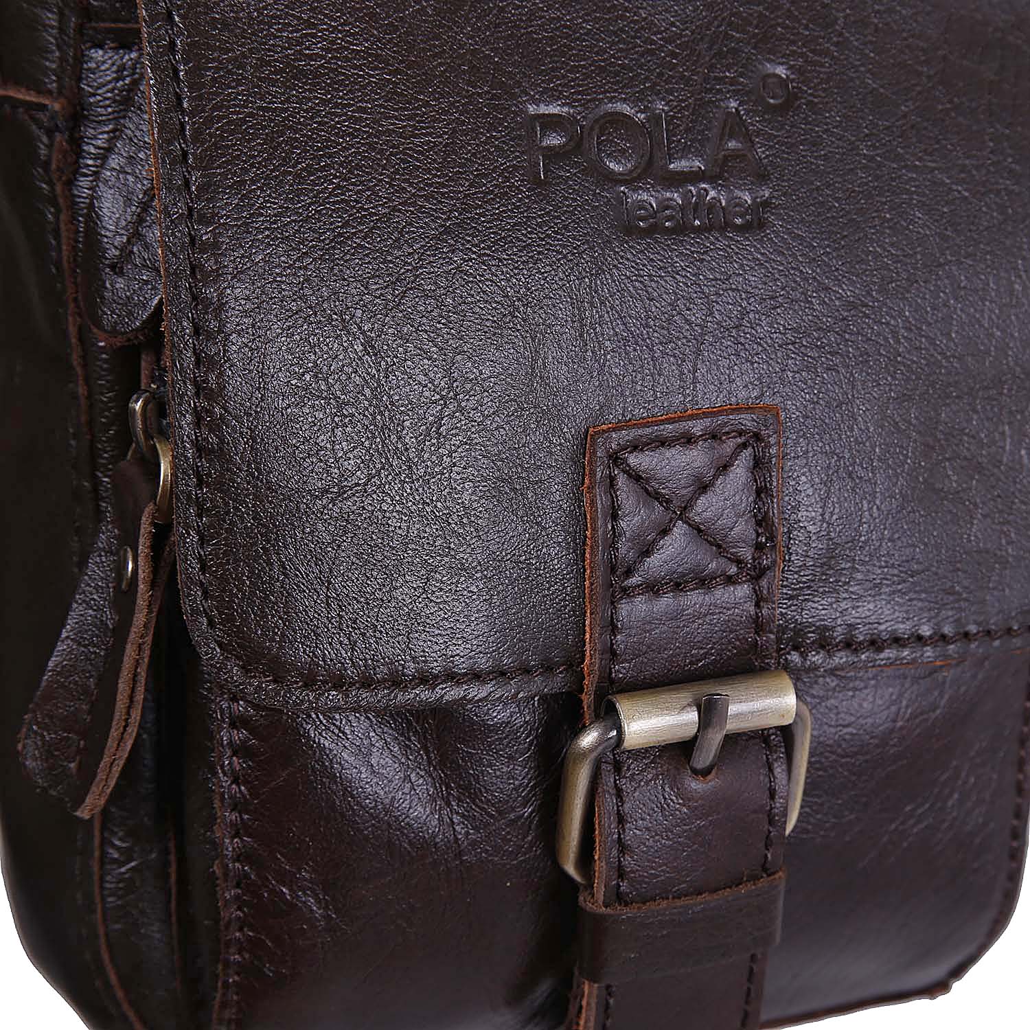 Маленькая сумка на плечо POLAR 20181 Brown