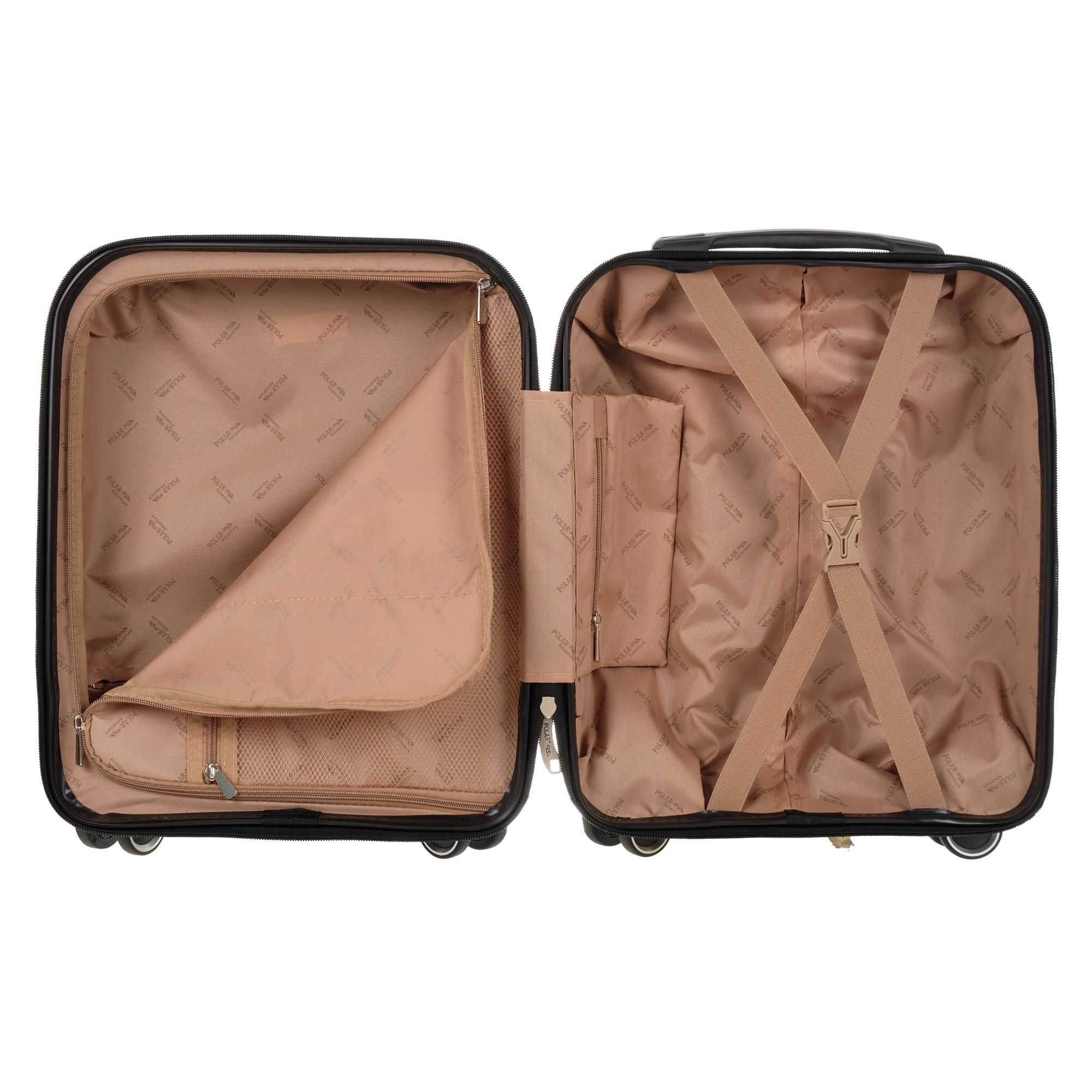 Чемодан для ручной клади (кейс-пилот) POLAR РР823-16" Beige