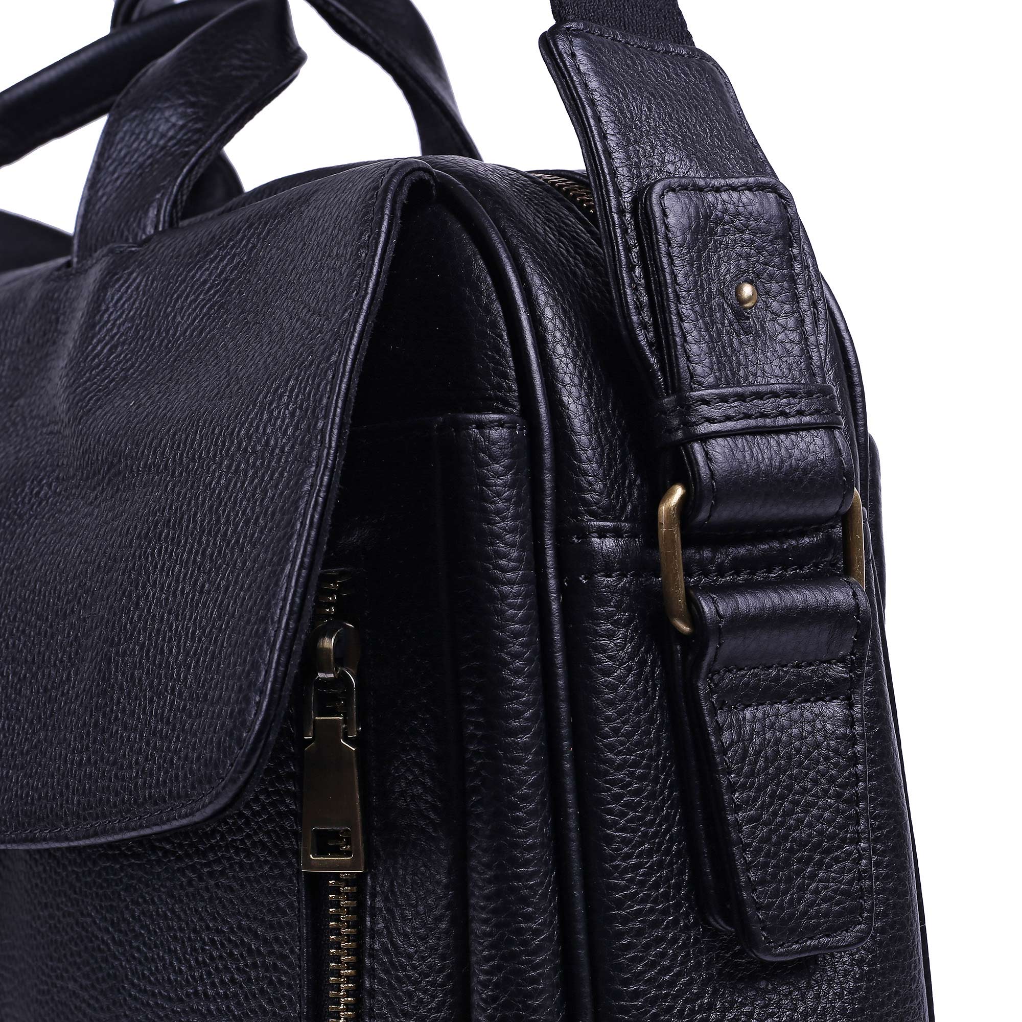 Мужская кожаная сумка POLA 5151 Black