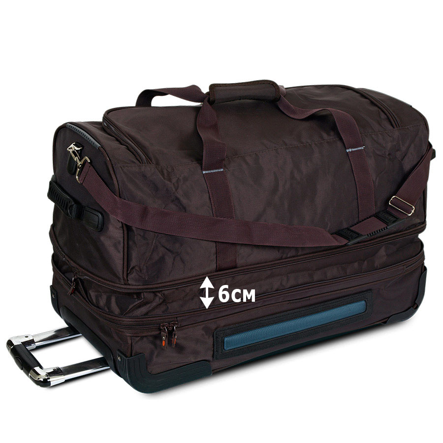 Сумка на колесах, трансформер RION+ А147 Brown