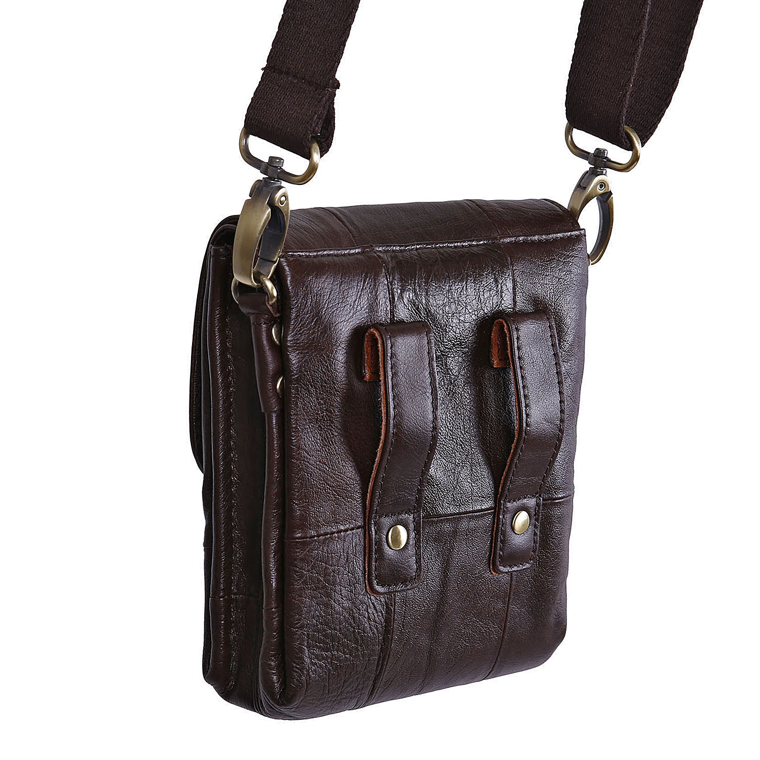 Сумка на плечо с креплением на ремень POLAR 21048 Brown