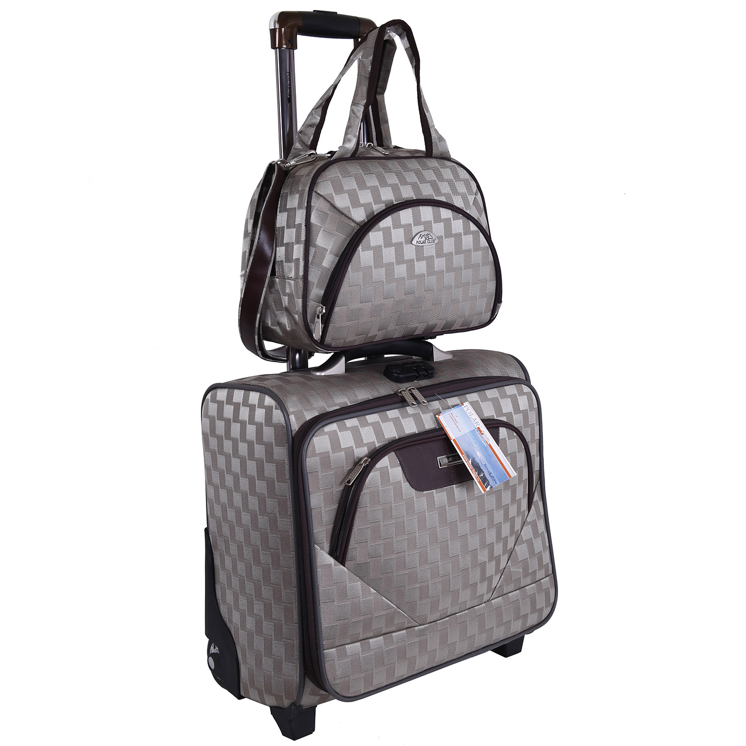 Кейс-пилот на 2х колесах POLAR П7097 Gold