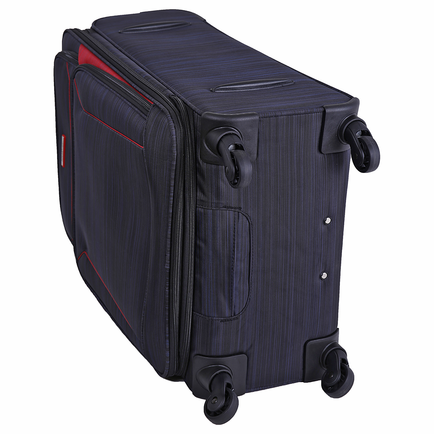 Чемодан на 4х колесах, средний POLAR Р18А01-23" Black