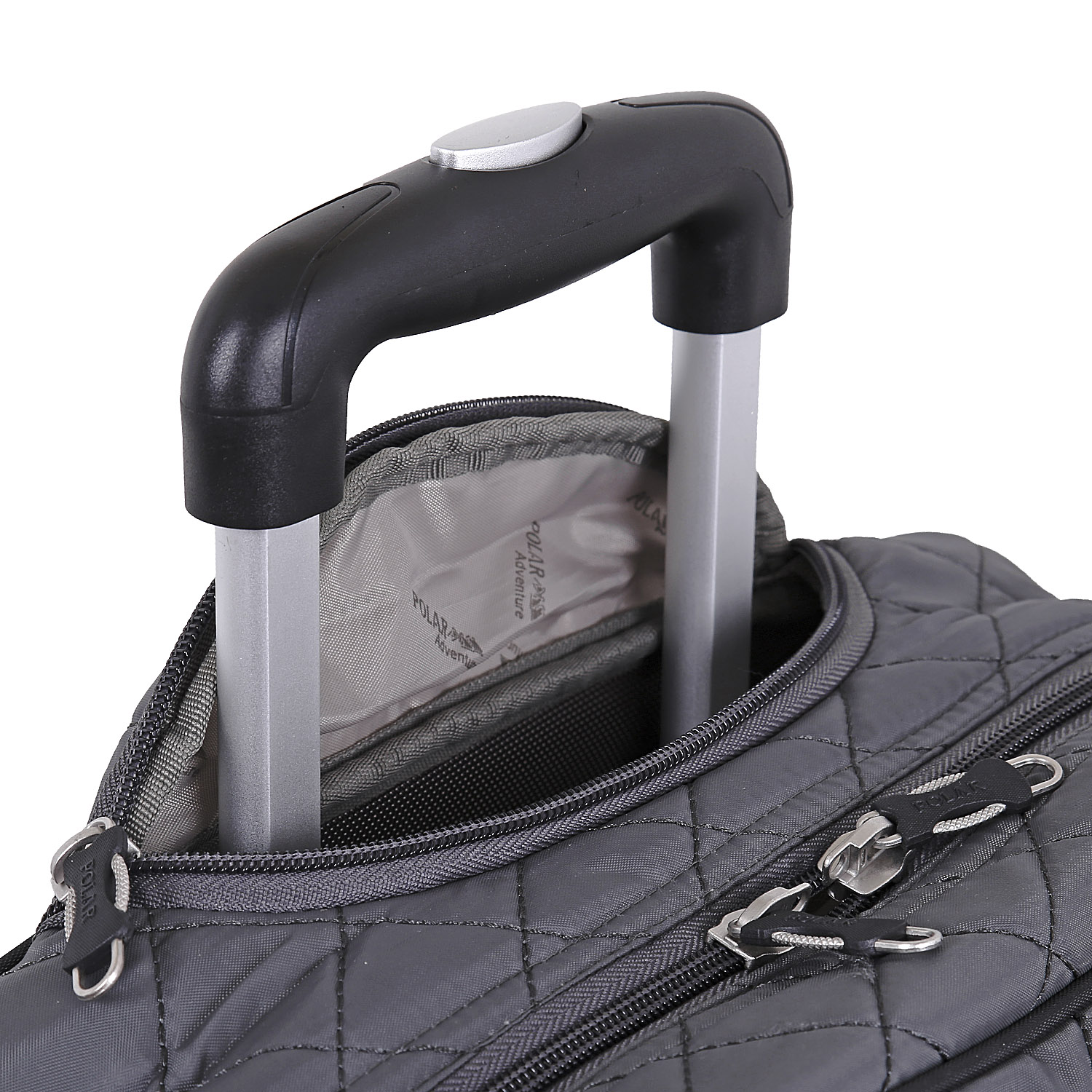 Cумка на колесах для ручной клади POLAR П7095 Grey
