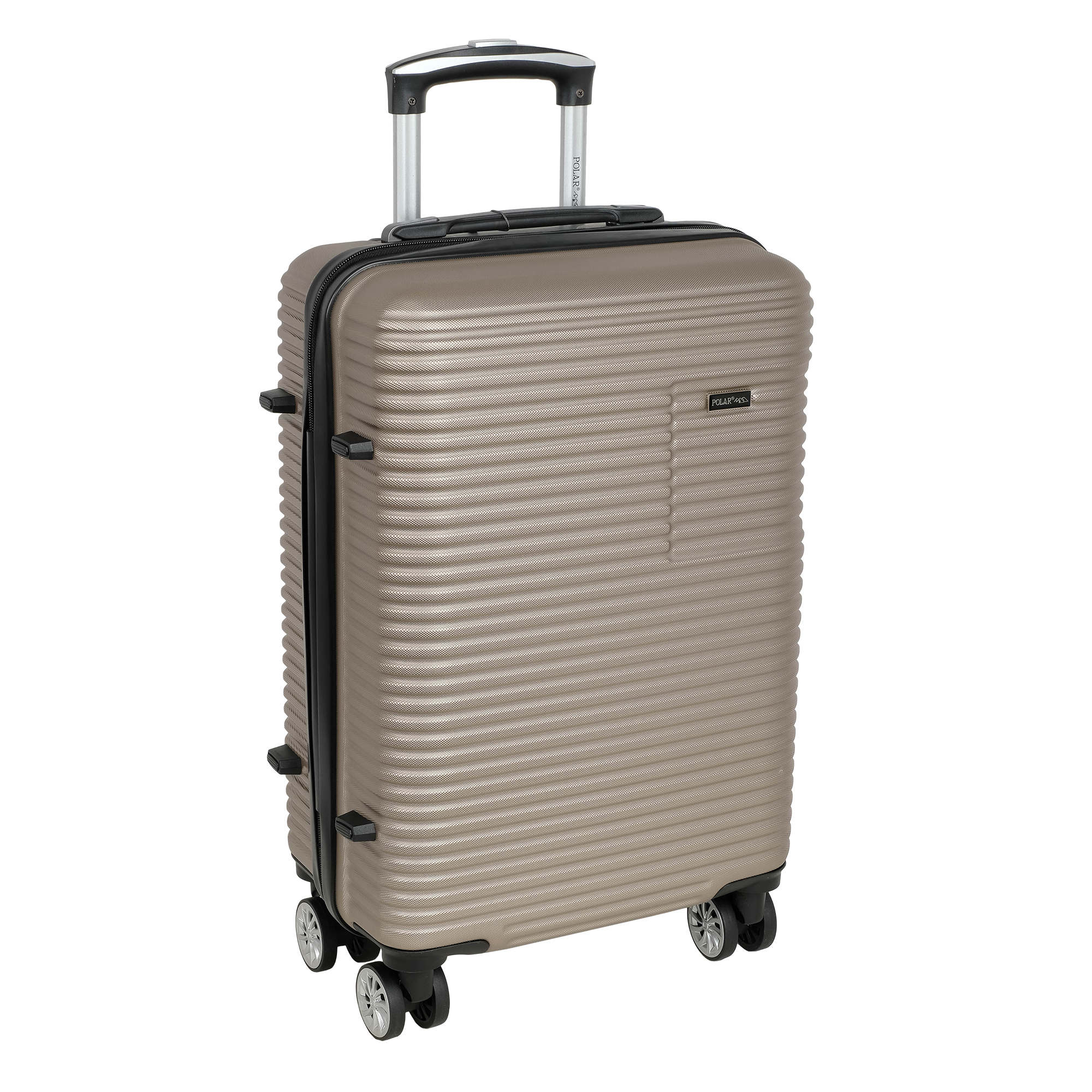 Чемодан малый, для ручной клади POLAR РР5637-20" Coffee