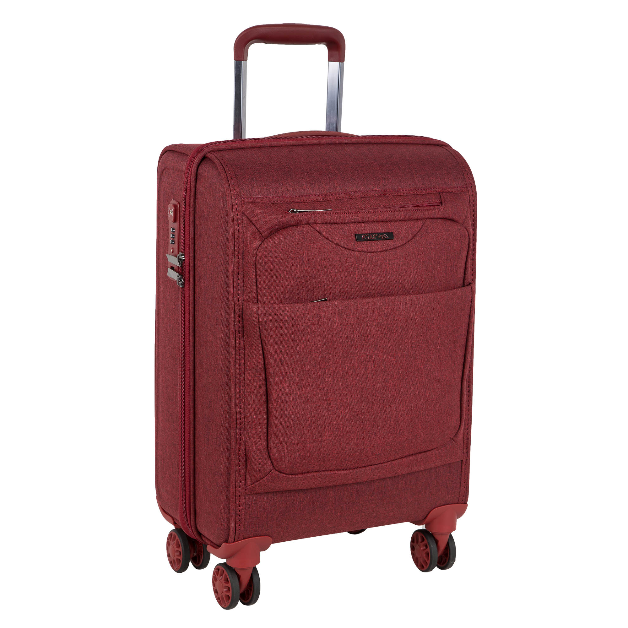 Чемодан малый POLAR Р1927-19" Bordo
