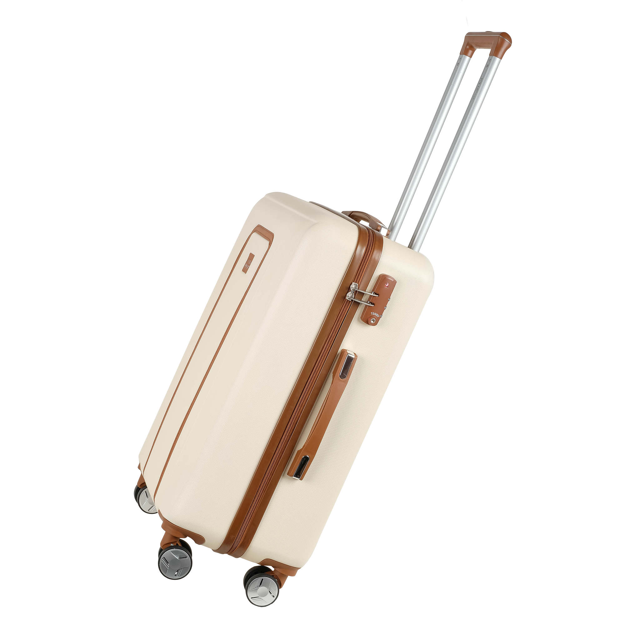 Комплект из 3х чемоданов POLAR РР5509-3 Bordo (20", 24", 28")