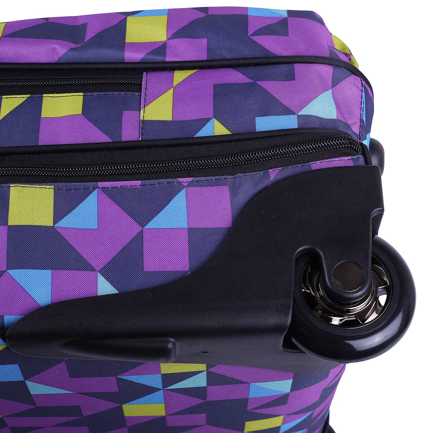 Чемодан на колесах для ручной клади POLAR П7094 "Калейдоскоп"