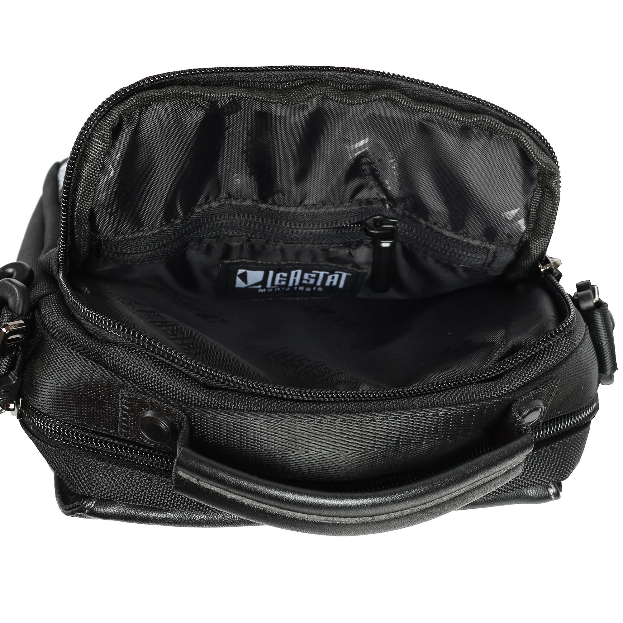 Мужская сумка через плечо LEASTAT 6607.2 Black