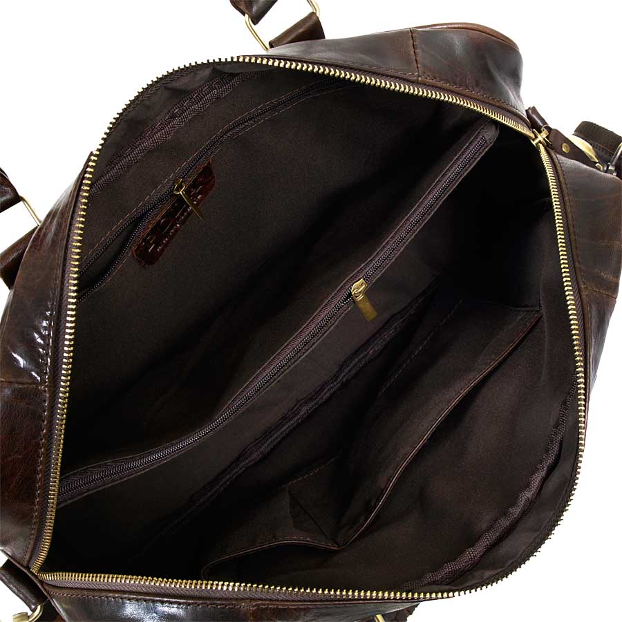 Мужская кожаная сумка POLA 8124 Coffee