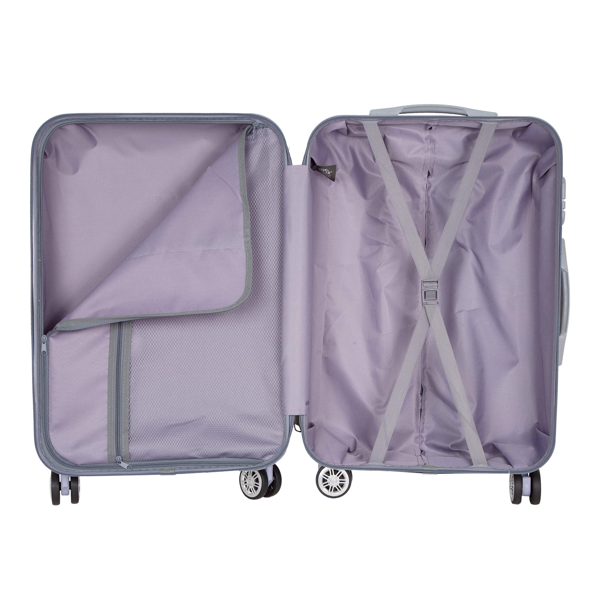 Чемодан средний POLAR РА030-24" "Газета"