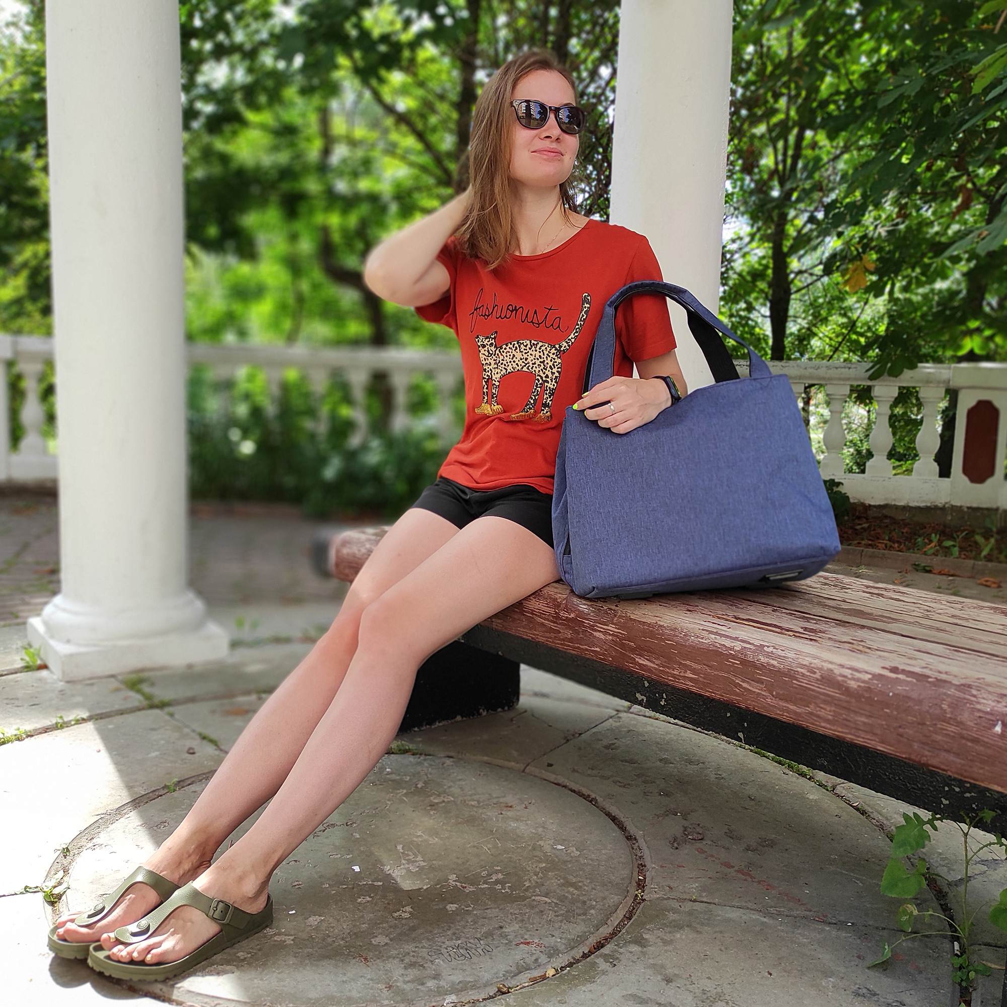 Женская сумка-бабочка POLAR П7077ж серый