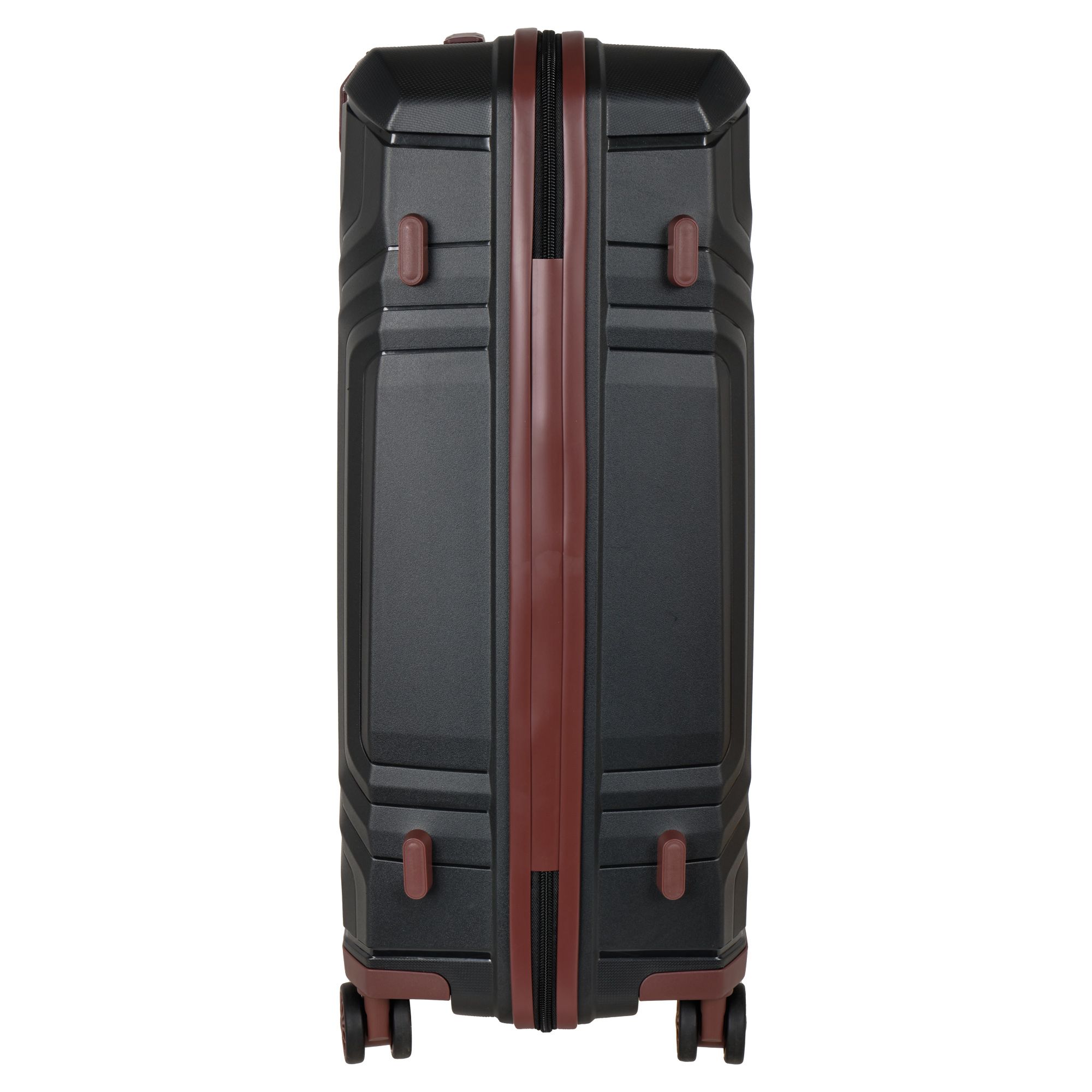 Чемодан среднего размера POLAR Р0015-24" Black