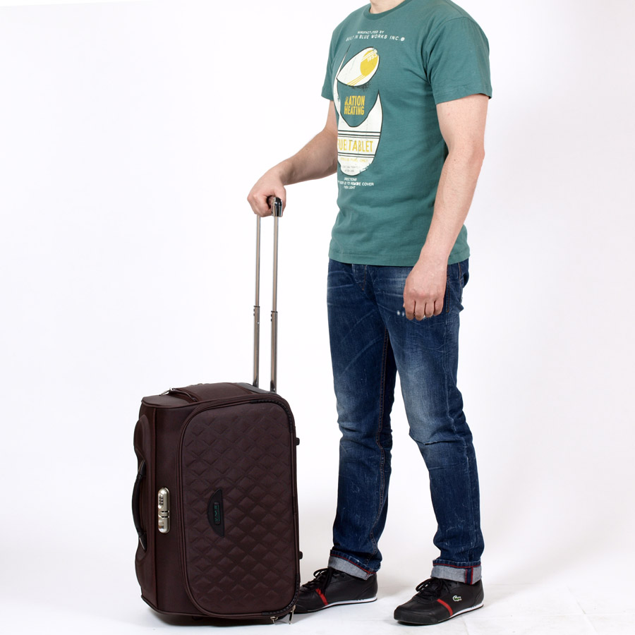 Сумка дорожная на колесах RION+ А231 Brown