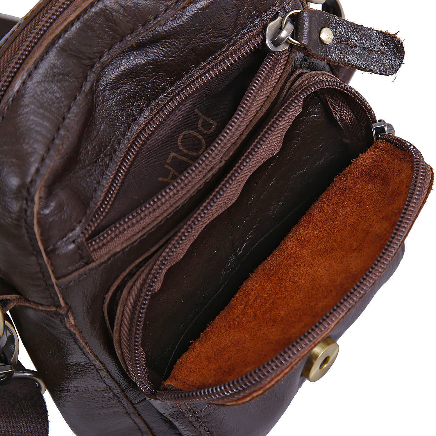 Маленькая сумка на плечо POLAR 20181 Brown