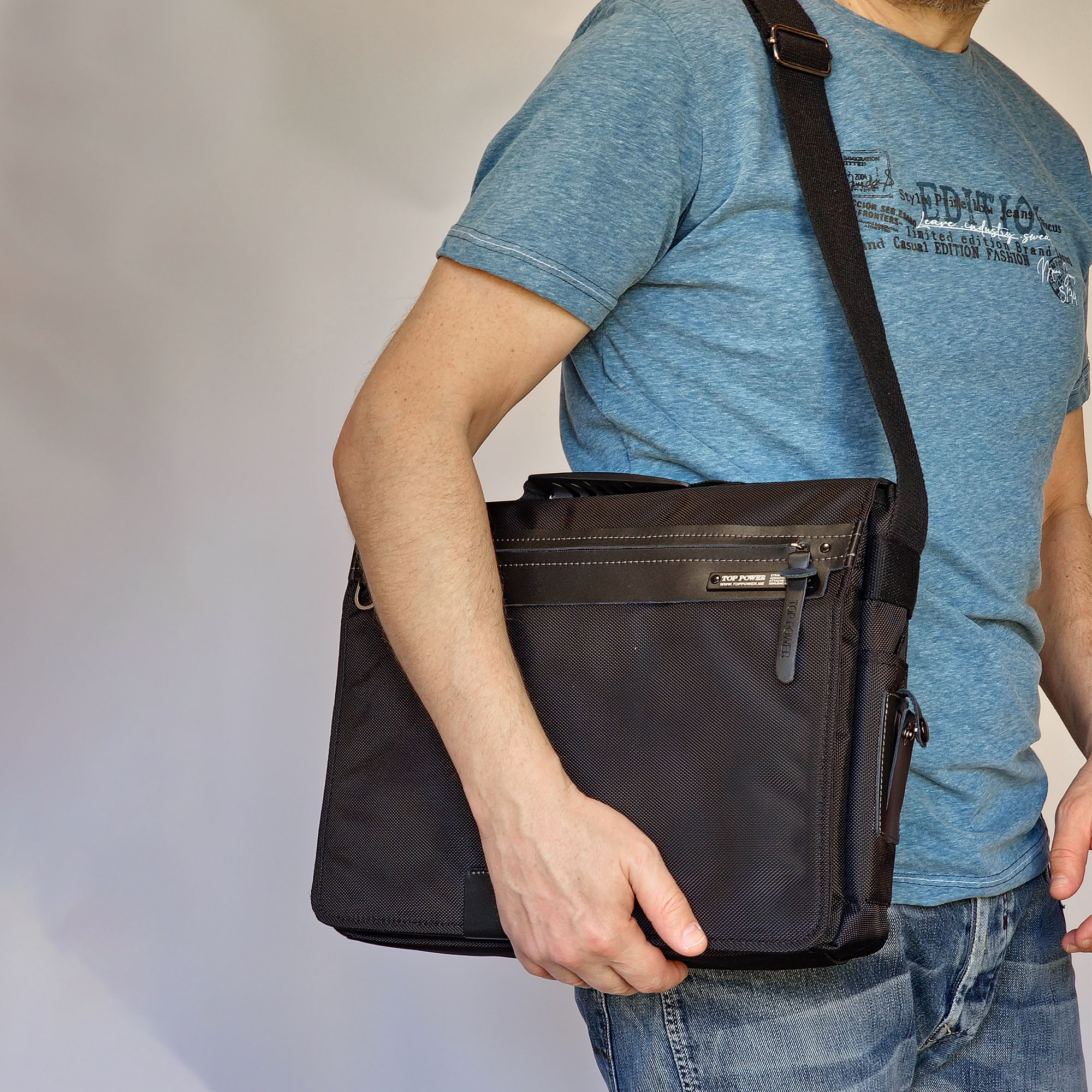 Сумка-планшет А4 Top Power 0642 Black