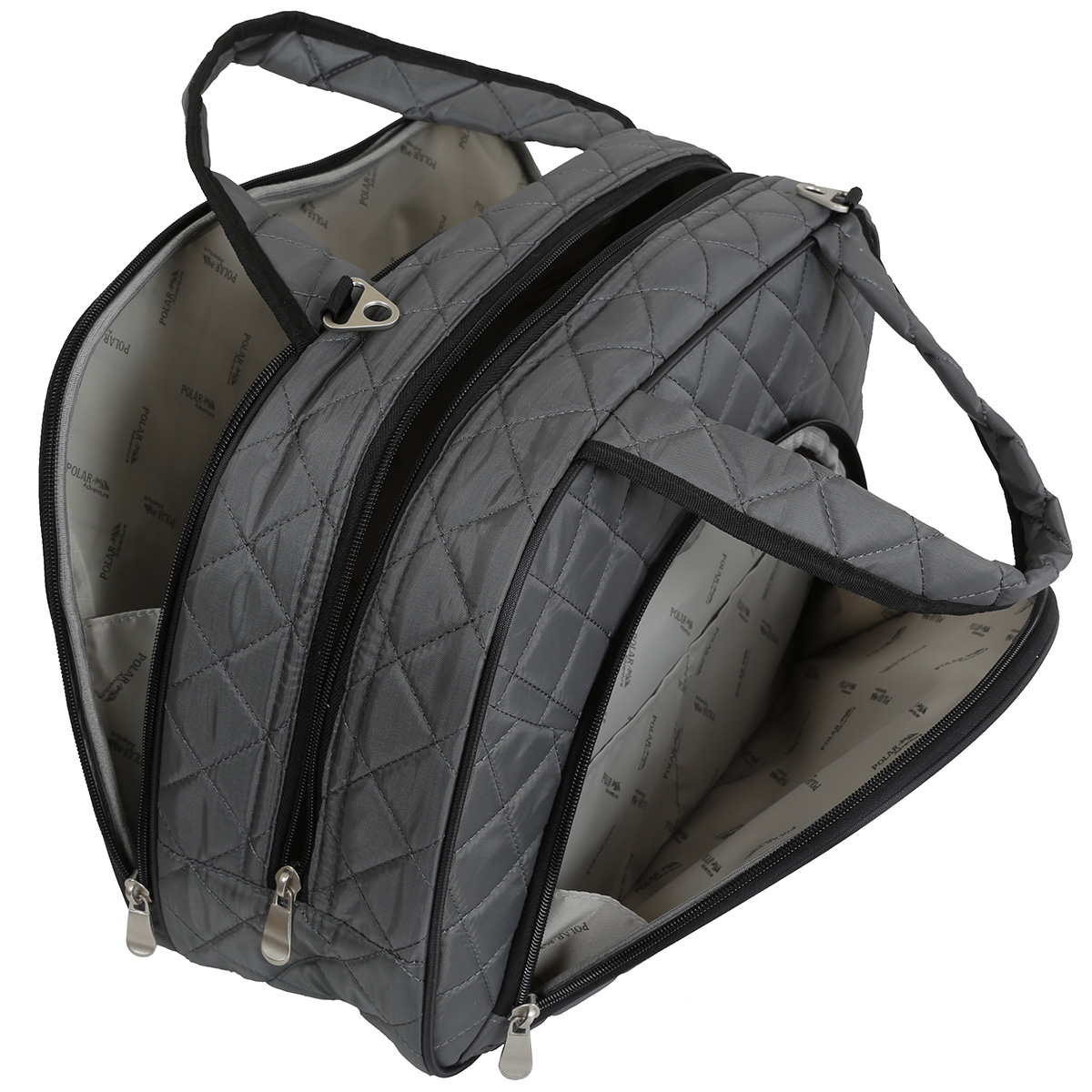 Стеганная сумка POLAR 7038.1 Grey