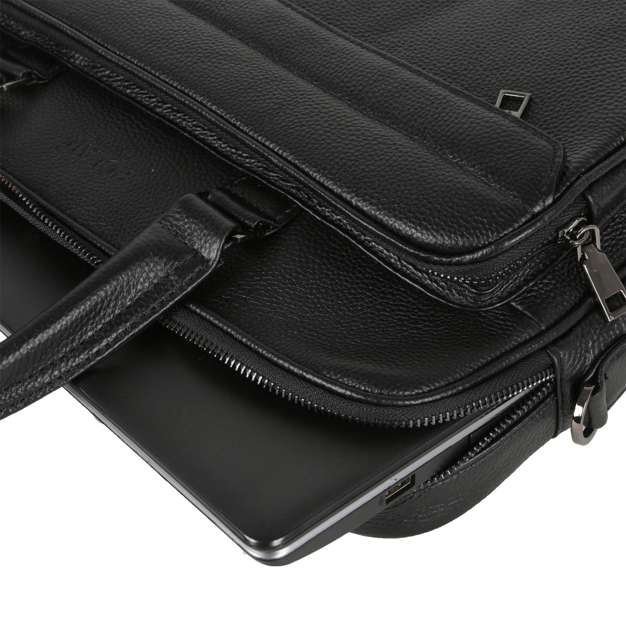 Мужская кожаная сумка POLAR 0904