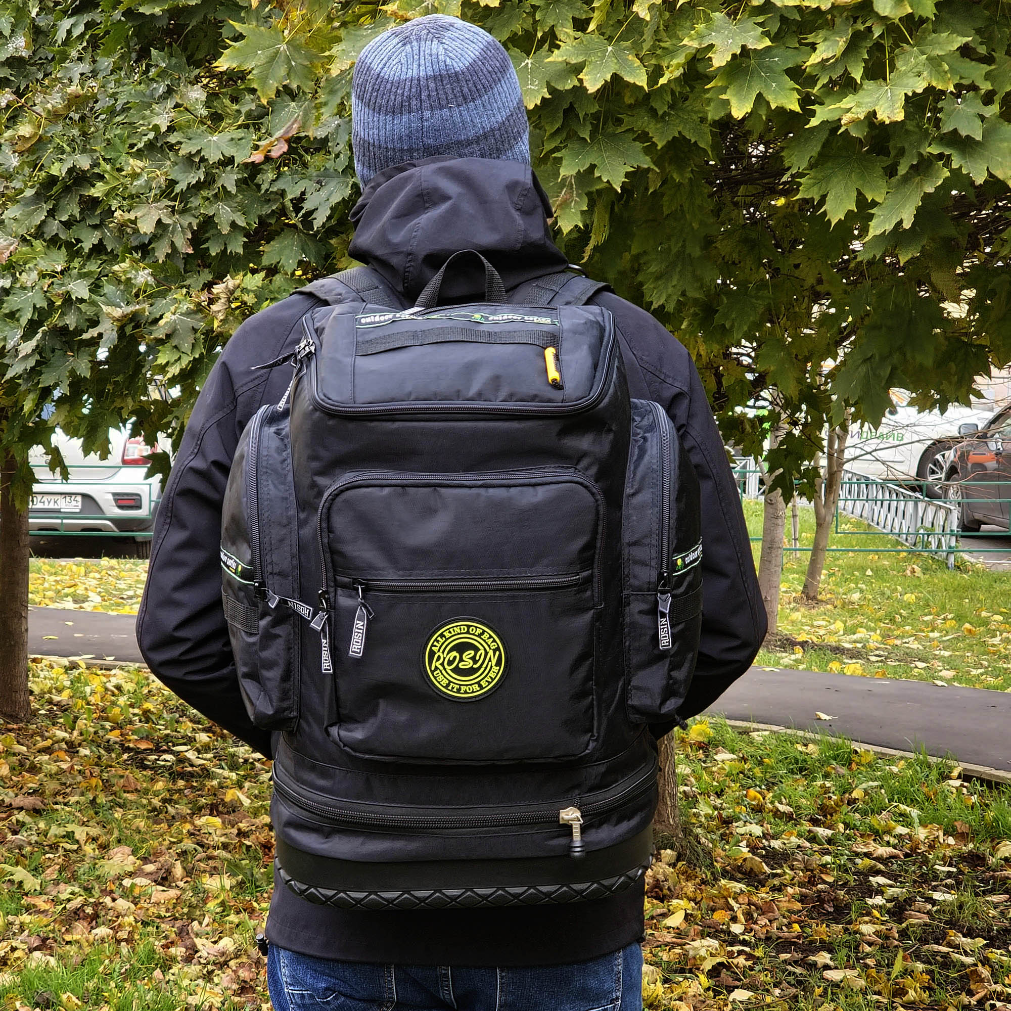 Рюкзак с резиновым дном ROSIN 91 Black, цвет: черный, купить в интернет ...