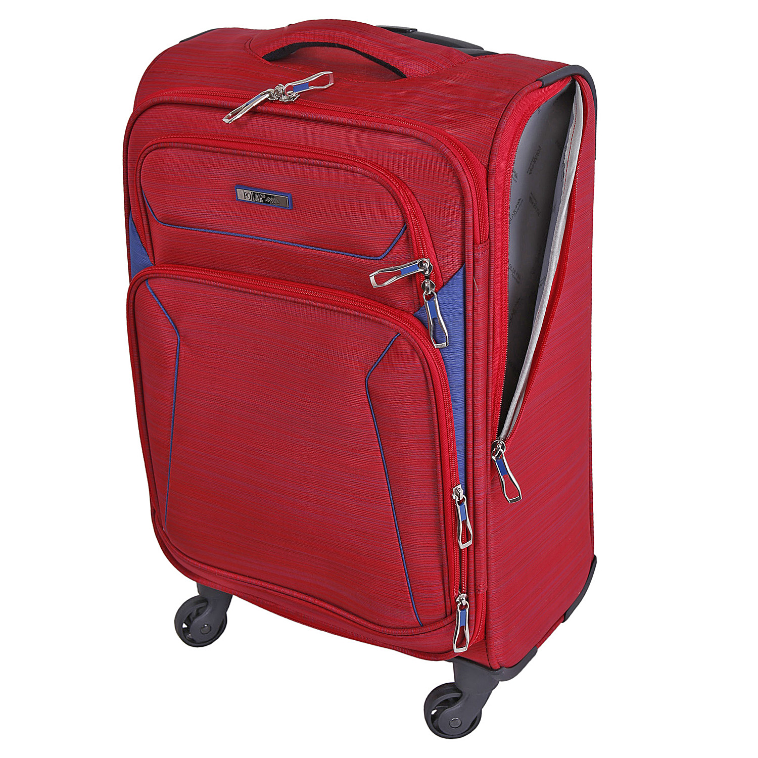 Чемодан на 4х колесах POLAR Р18А01-19" Red