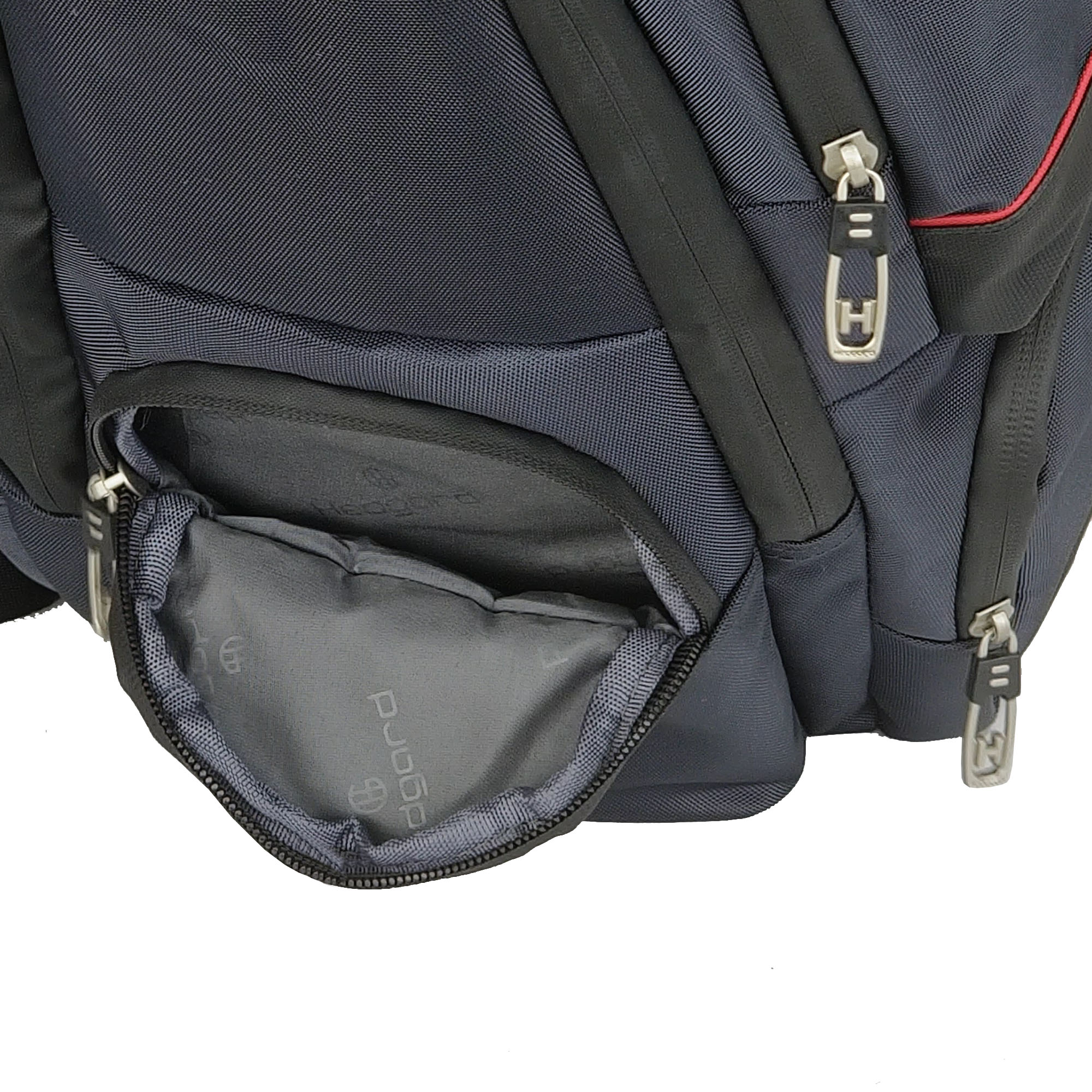 Городской рюкзак с тремя отделениями  Hedgard 0011 Black