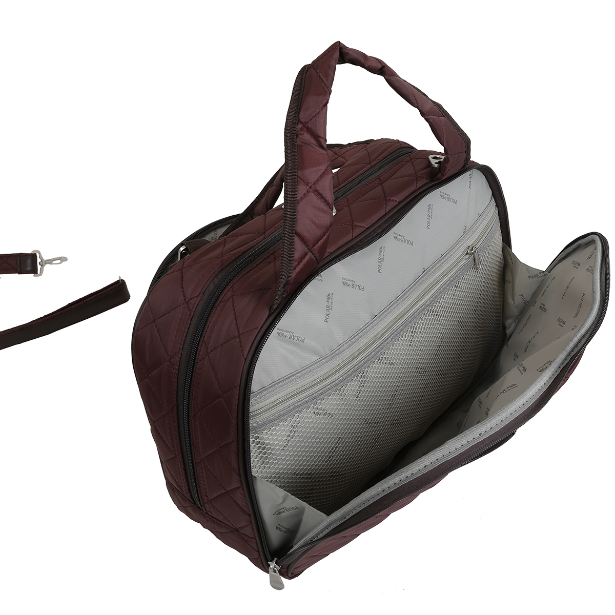 Стеганная сумка POLAR 7038.1 Bordo