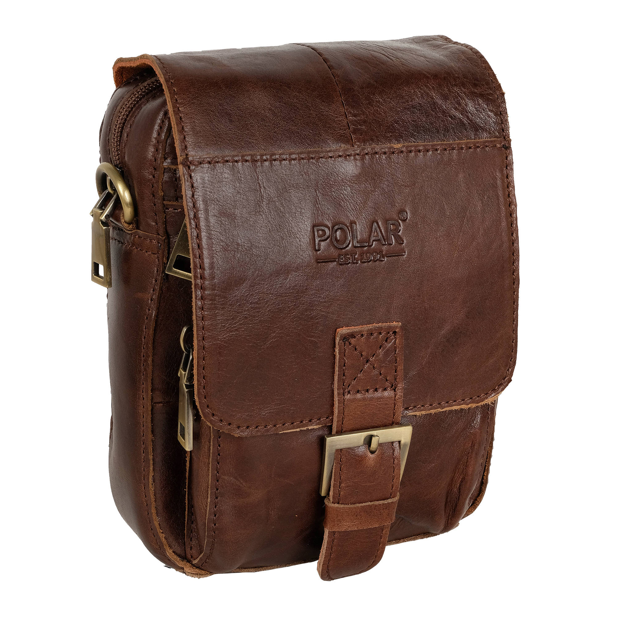 Маленькая сумка на плечо POLAR 20181 Brown