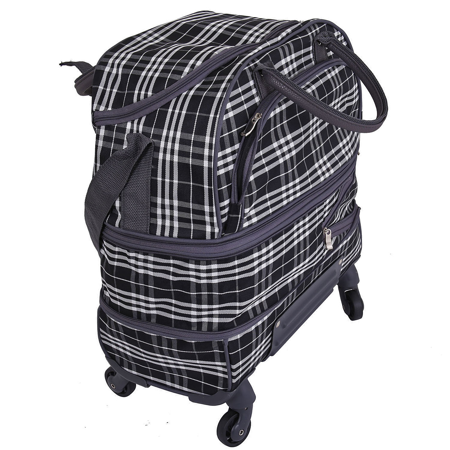 Раздвижная сумка на 4х колесах TSV 530.24 Black