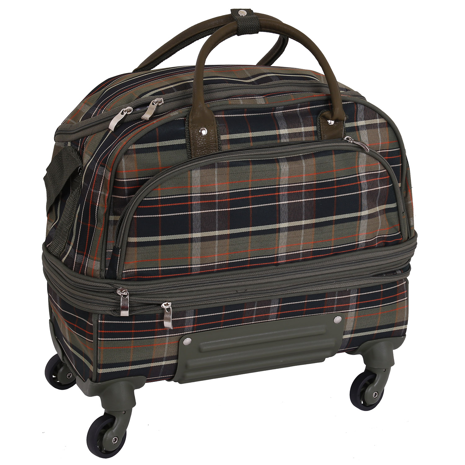 Раздвижная сумка на 4х колесах TSV 530.24 Green