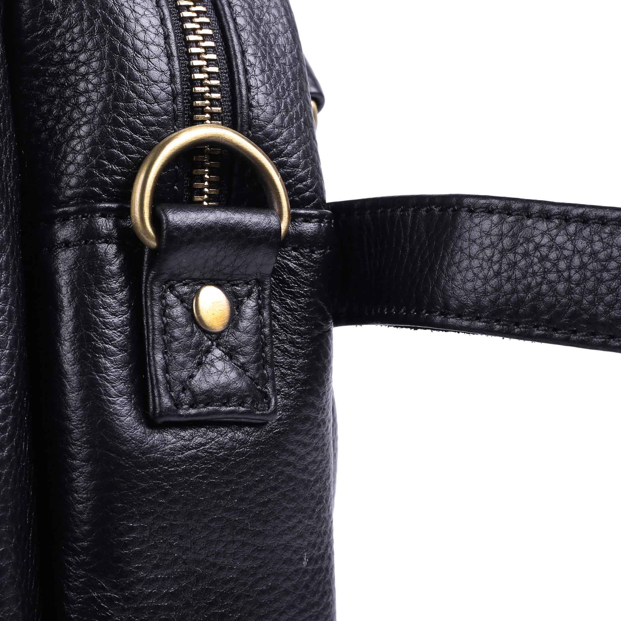 Сумка-рюкзак из натуральной кожи POLA 6031 Black