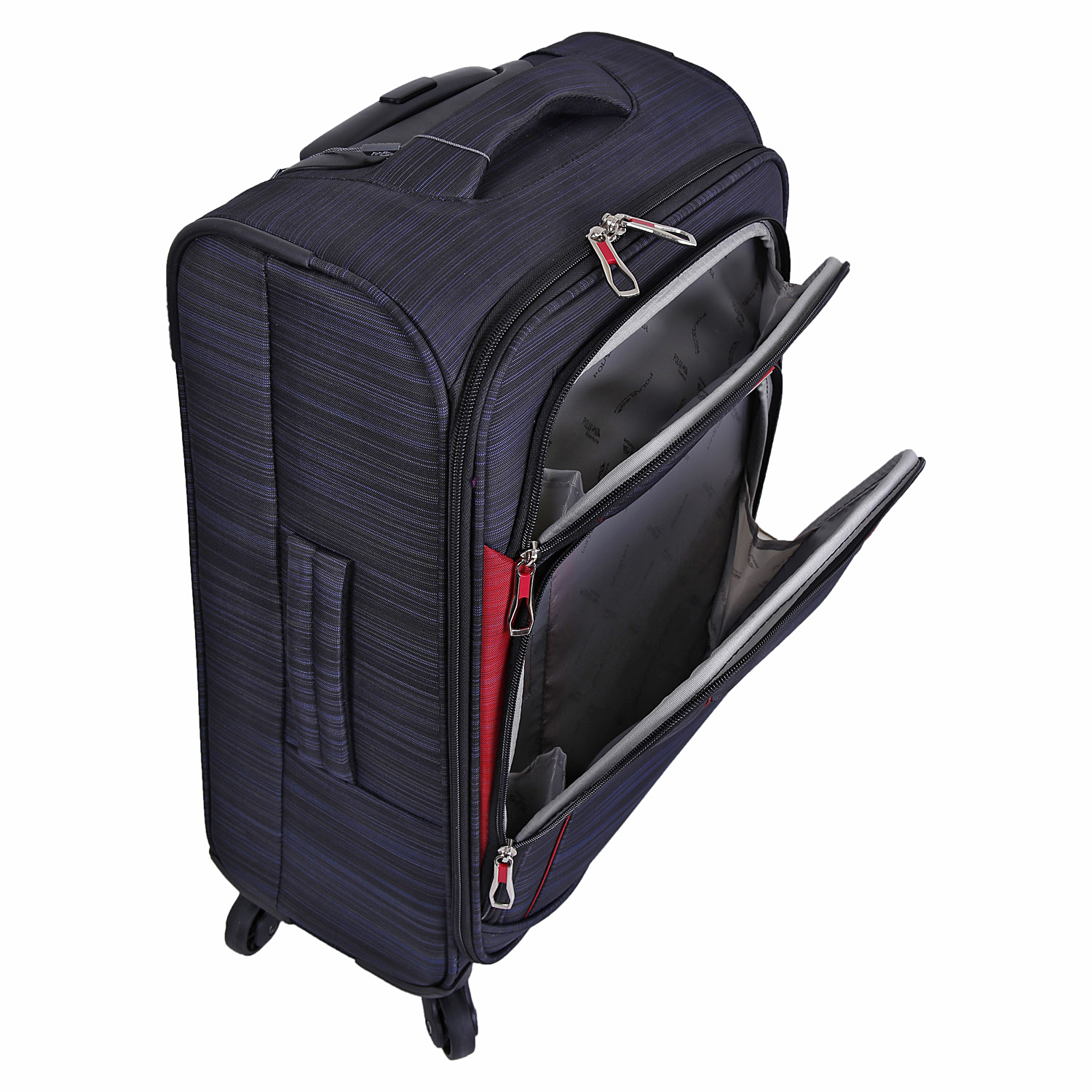 Чемодан на 4х колесах POLAR Р18А01-19" Black