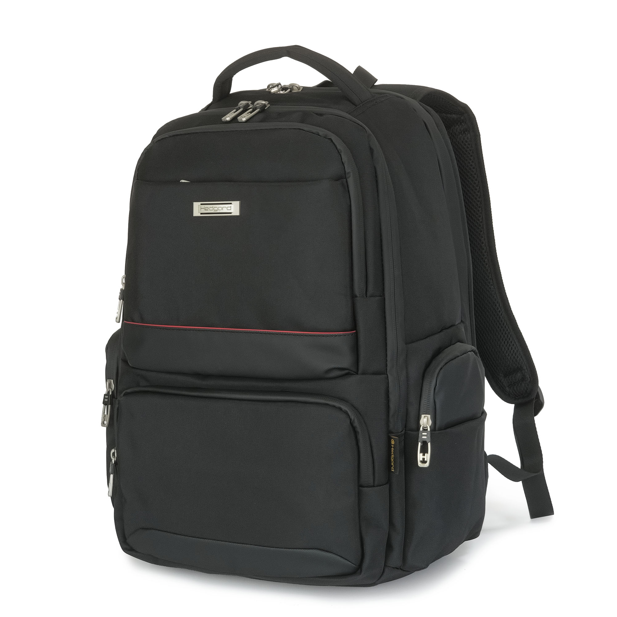 Городской рюкзак с тремя отделениями  Hedgard 0011 Black
