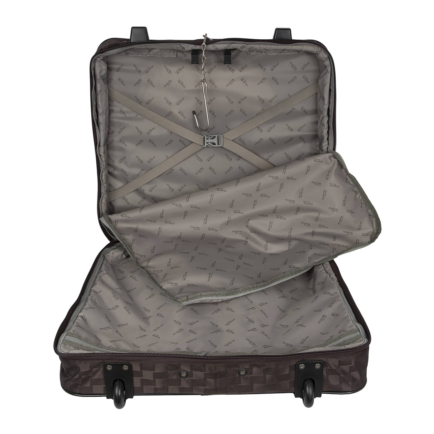 Портплед на колесах POLAR П7098 Brown