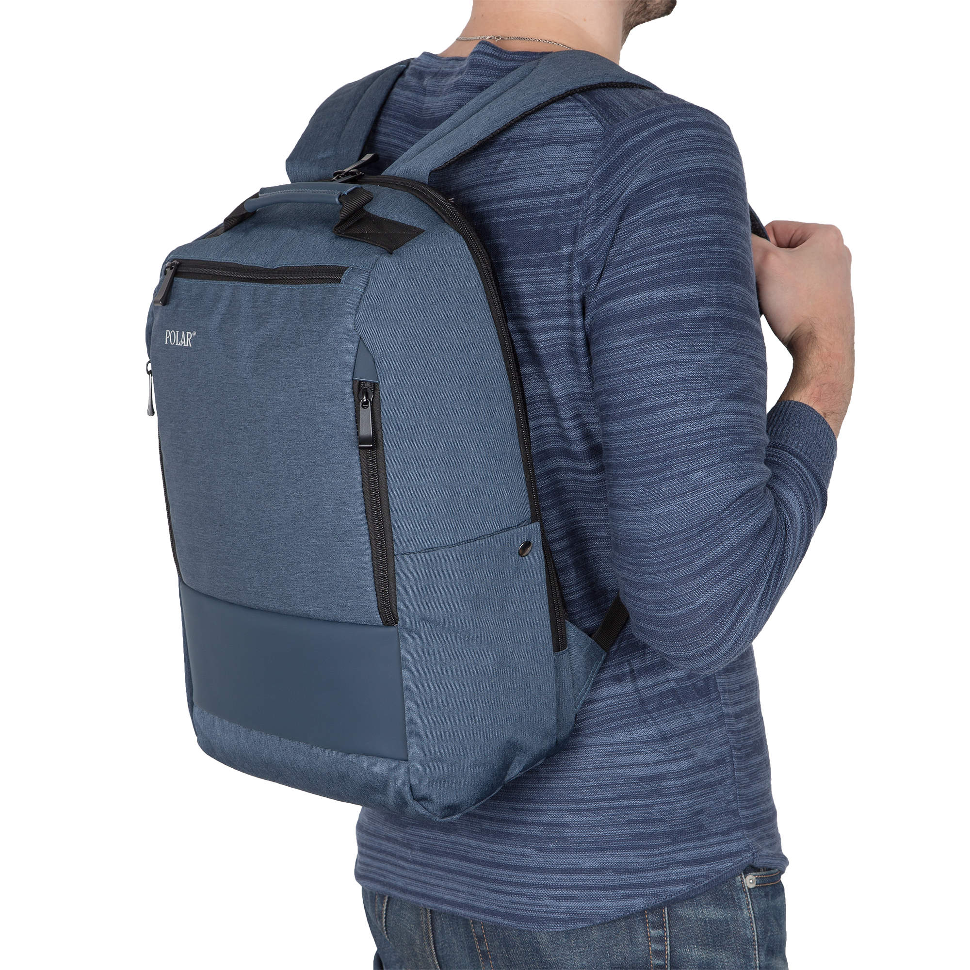 Городской рюкзак POLAR П0050 серый